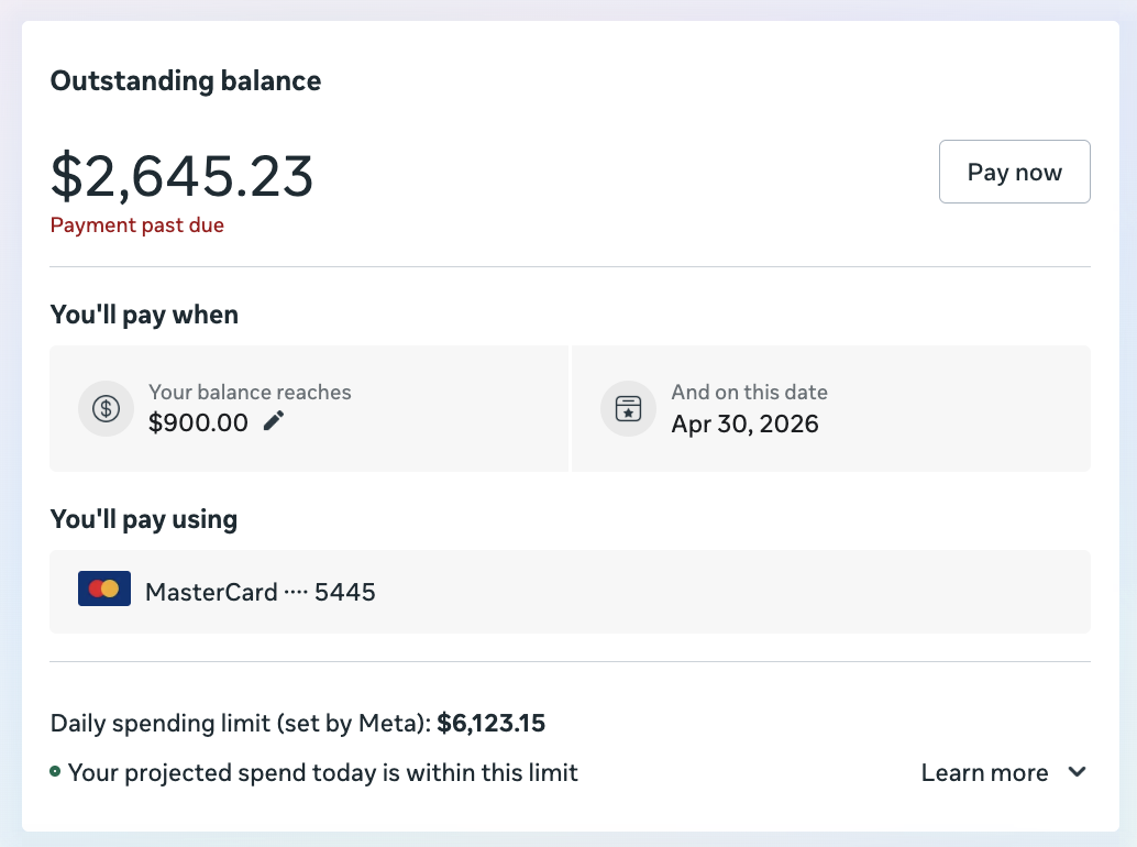 Customer account proof
