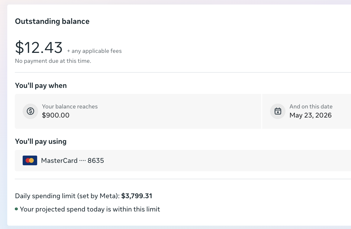 Customer account proof