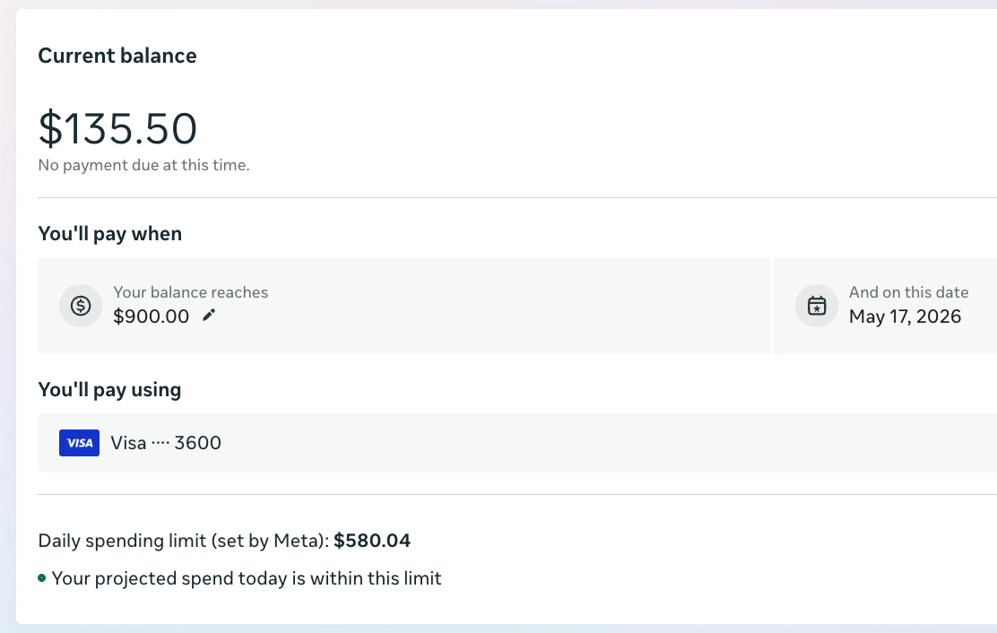 Customer account proof